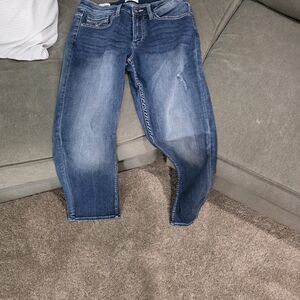 Vigoss Women's Boot Cut Jeans in Deep Blue